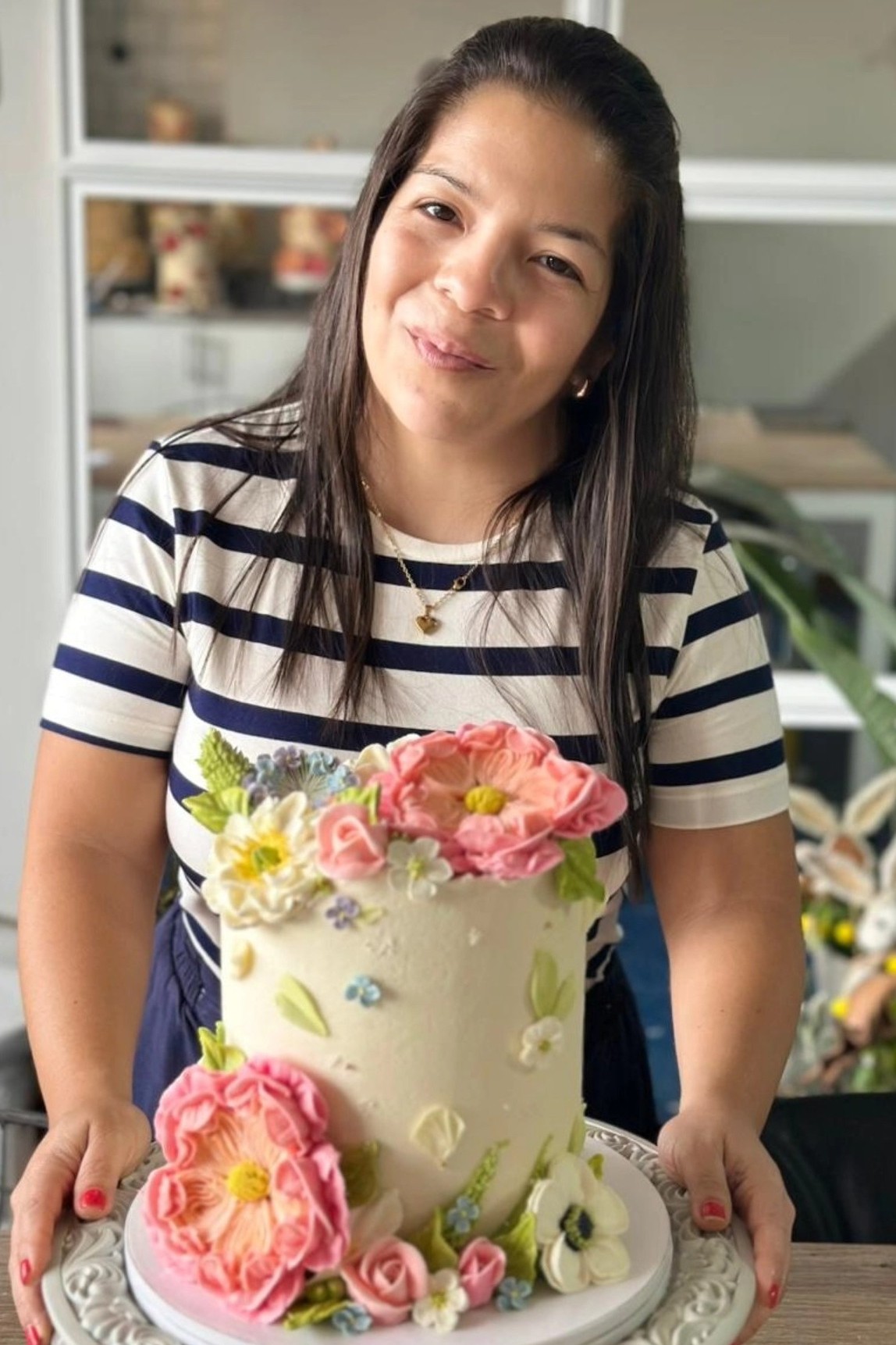 pastelero con postres